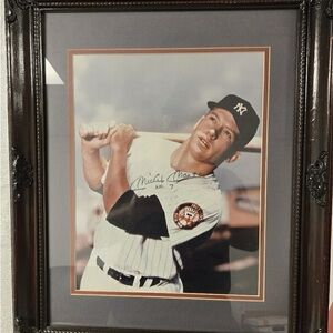 Mickey Mantle signed no. 7 16x24 photos